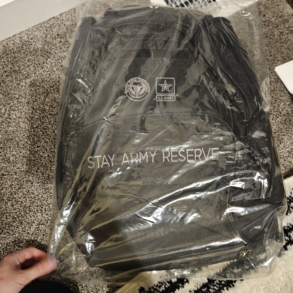 Black Army Reserve Backpack